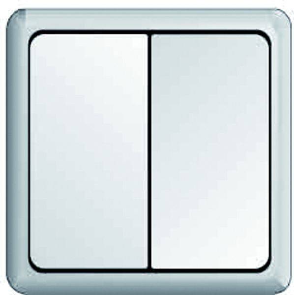 ELSO 506390 Doppeltaster 506390 42V/1A AP flach RENOVIERUNG pw 1St.
