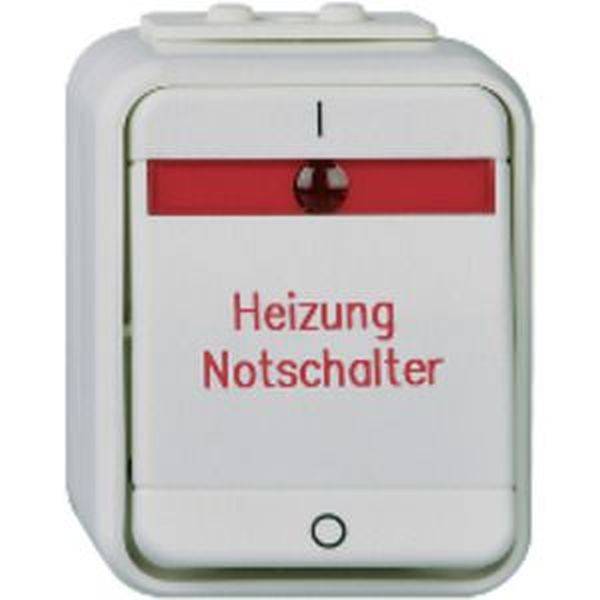 ELSO 441229 ELSO Heizungsnotschalter 441229 2p. 10A AquaTop licht/basaltgrau 1 St.
