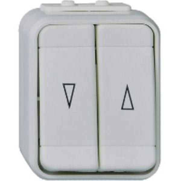 ELSO 442809 Jalousietaster 442809 10A AquaTop licht/basaltgrau 1St.