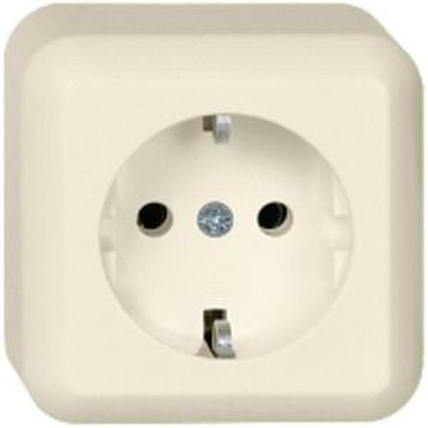 ELSO 385000 AP-Steckdose 385000 16A CONTURA perlweiß 1St.