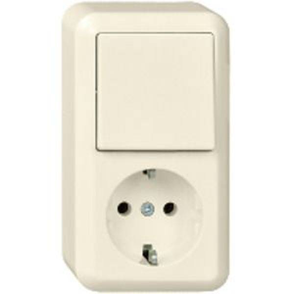 ELSO 388600 AP-Kombination 388600 10/16A CONTURA perlweiß 1St.