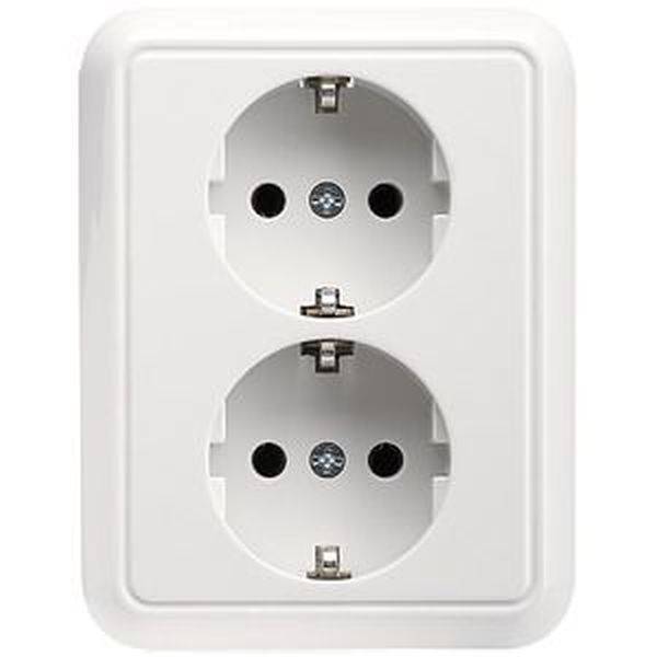 ELSO 235404 Steckdose 235404 2f. 16A halbversenkt FASHION rw 1St.