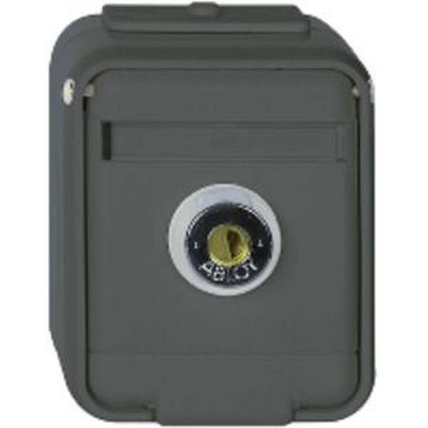 ELSO 455019 Steckdose abschließbar 455019 16A AquaTop licht/basaltgrau 1St.