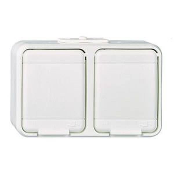 ELSO 445404 ELSO Steckdose 445404 2f. 16A waagerecht AquaTop rw 1 St.