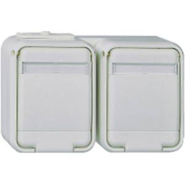 ELSO 445449 Steckdose 445449 2f. 16A waager. licht/basaltgrau 1St.