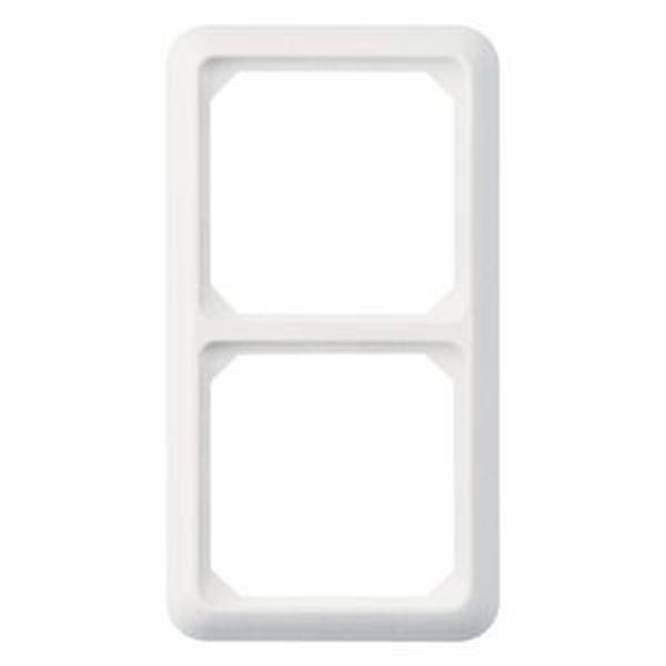 ELSO 204204 Rahmen 204204 2fach FASHION Duro reinweiß 1St.