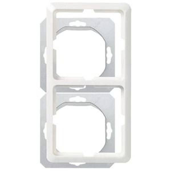 ELSO 224244 Rahmen 224244 2fach FASHION IP44 reinweiß 1St.