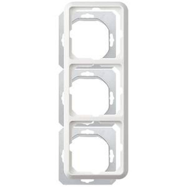 ELSO 224344 Rahmen 224344 3fach FASHION IP44 reinweiß 1St.