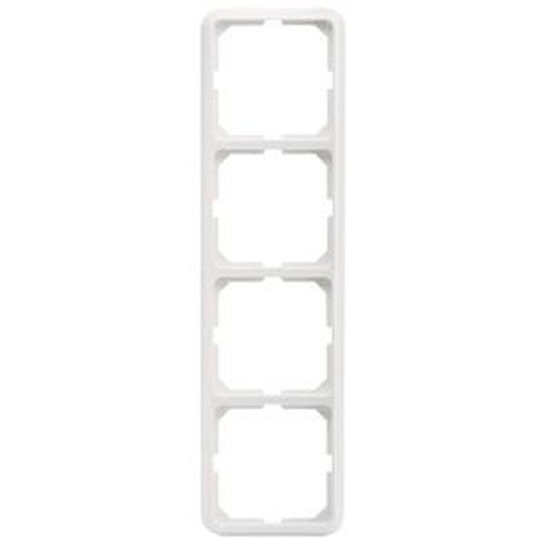 ELSO 204404 Rahmen 204404 4fach FASHION Duro reinweiß 1St.