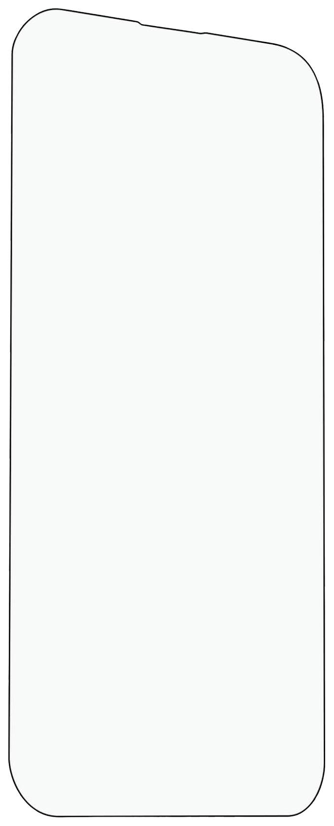 Ein rechteckiges Smartphone-Display mit abgerundeten Ecken und minimalistischem Design. Kein Text oder Symbole sichtbar.
