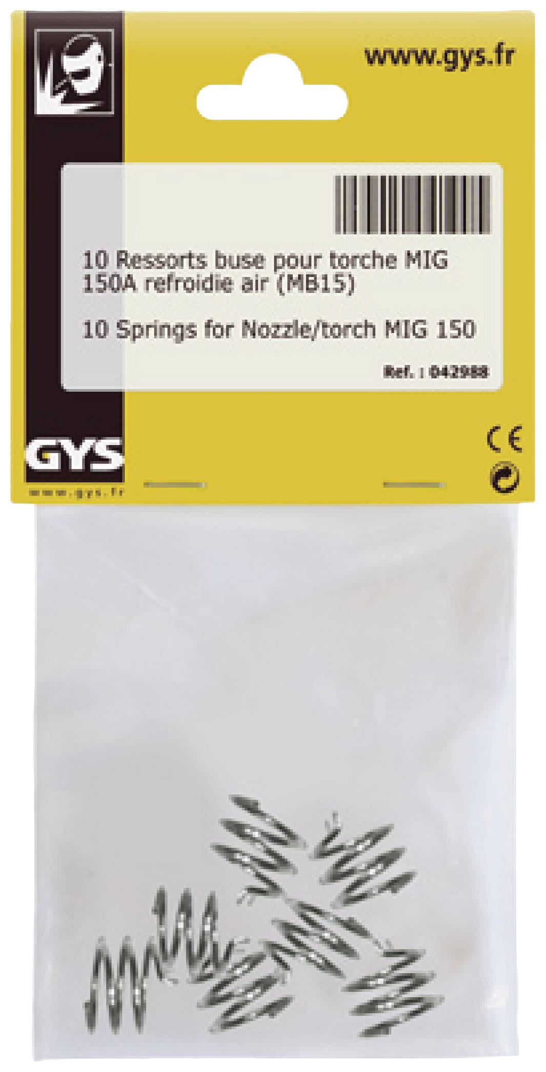 Toparc 042988 Düsenfedern - 150A - MB15, 10er