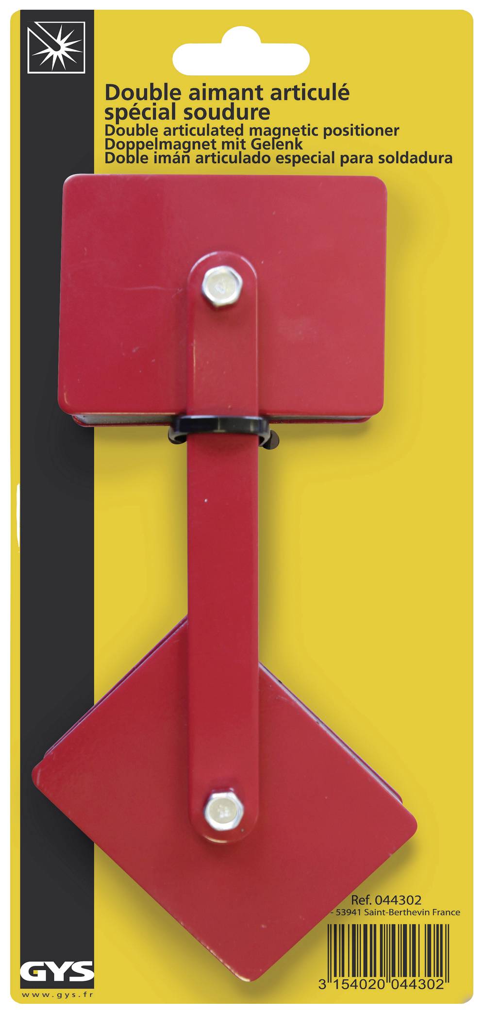 Toparc 044302 Magnet-Schweißwinkel + Gelenk