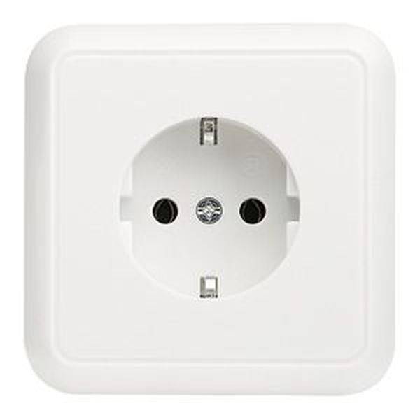ELSO 205024 UP-Steckdose 205024 mit Vollplatte 16A reinweiß 1St.