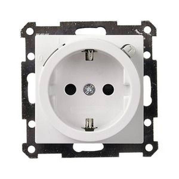 ELSO 365214 Steckdoseneinsatz 365214 mit und FI 16A JOY reinweiß 1St.