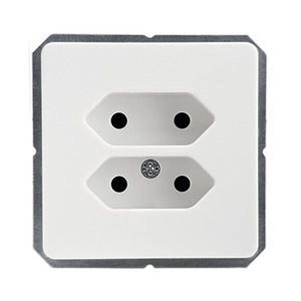 ELSO 215914 Steckdoseneinsatz 215914 Doppel-Europa16A reinweiß 1St.