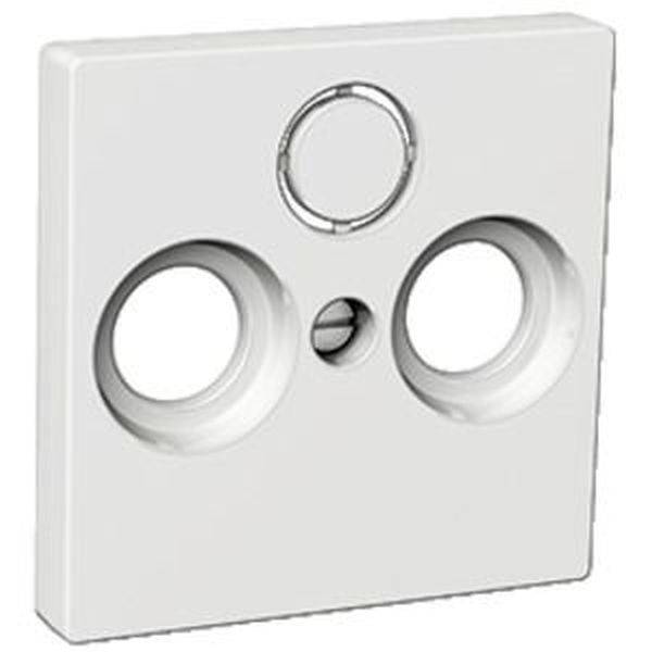 ELSO WDE002445 Zentralplatte WDE002445 Antenntenst. 3Loch weiß 1St.