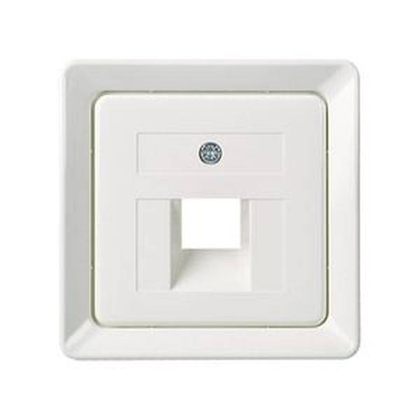 ELSO 503654 Zentralplatte 503654 für 1xRJ45 reinweiß 1St.