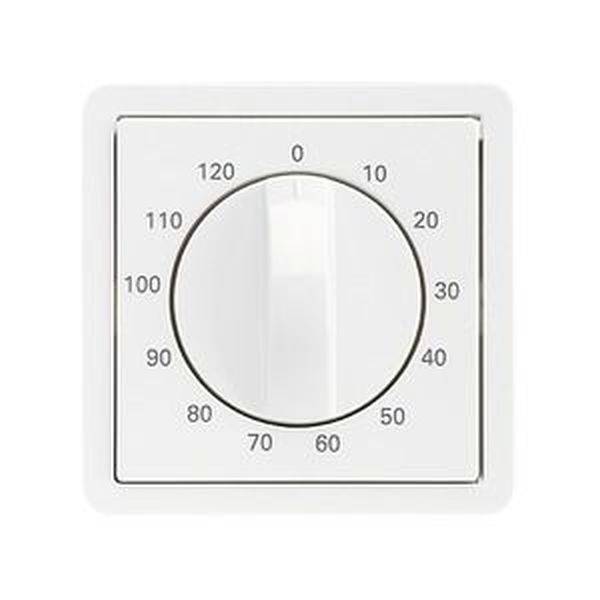 ELSO 223094 Zentralplatte 223094 Drehbetät. 120min reinweiß 1St.