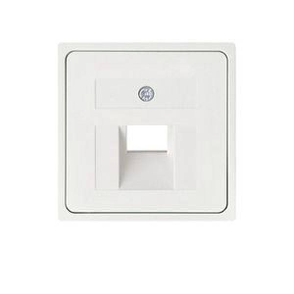 ELSO 366404 Zentralplatte 366404 für 1xRJ45 ohne JOY reinweiß 1St.