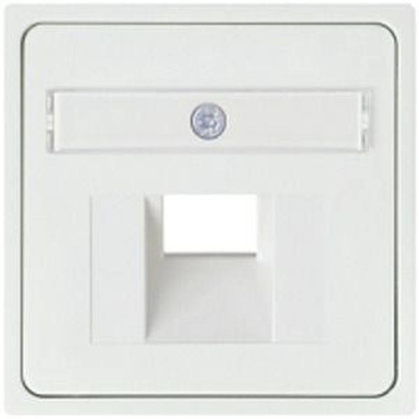 ELSO 366514 Zentralplatte 366514 für 2xRJ45 JOY reinweiß 1St.