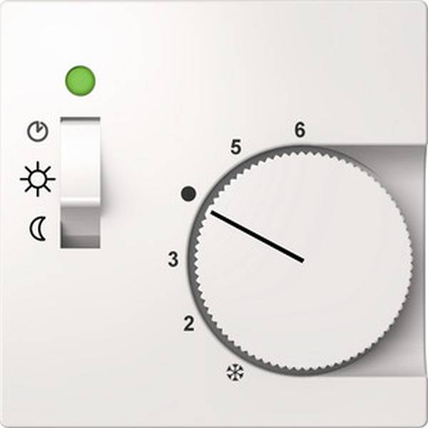 ELSO ELG227414 ELSO Zentralplatte ELG227414 für Temperaturregler reinweiß 1St.