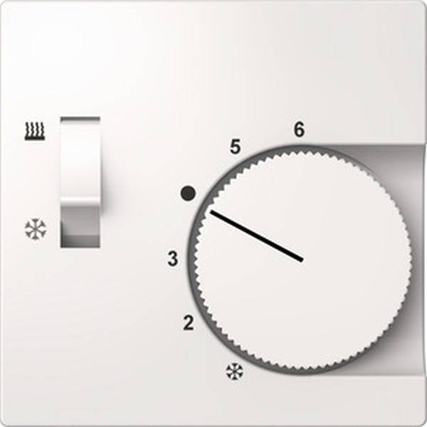 ELSO ELG227444 ELSO Zentralplatte ELG227444 für Temperaturregler reinweiß 1St.