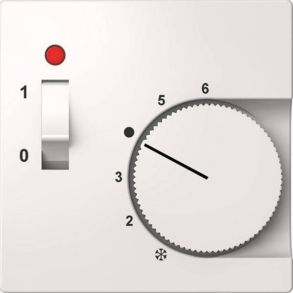 ELSO ELG227424 ELSO Zentralplatte ELG227424 für Temperaturregler reinweiß 1St.