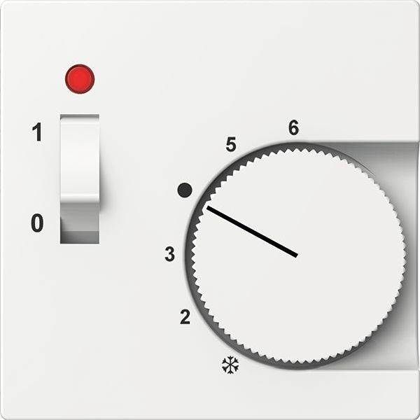 ELSO ELG367424 ELSO Zentralplatte ELG367424 für Temperaturregler reinweiß 1St.