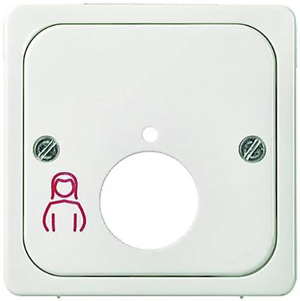 ELSO ELG735744 ELSO Zentralplatte ELG735744 Monitorruftaster reinweiß 1St.