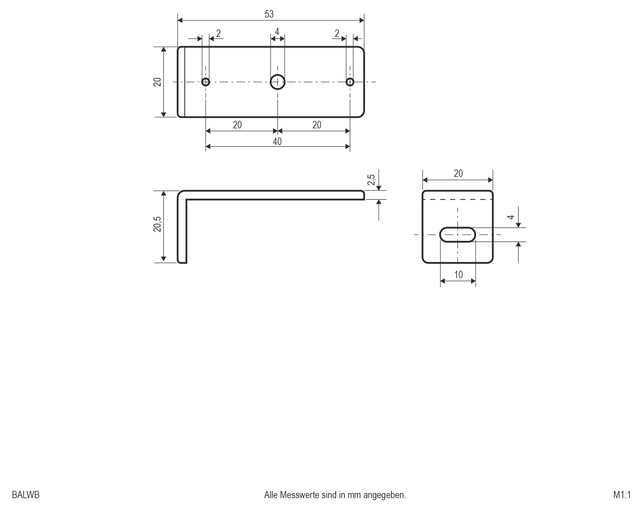 EVN BALWB Wandbefestigung BALWB 1St.