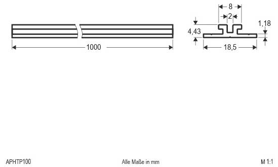 EVN APHTP100 Träger-Platte APHTP100 1St.