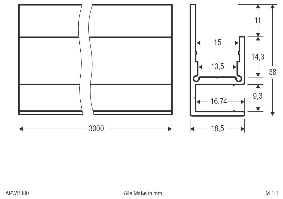 Eingebauter runder LED-Downlight mit Federklammern und separatem Treiber, wie in der Vergrößerung dargestellt.