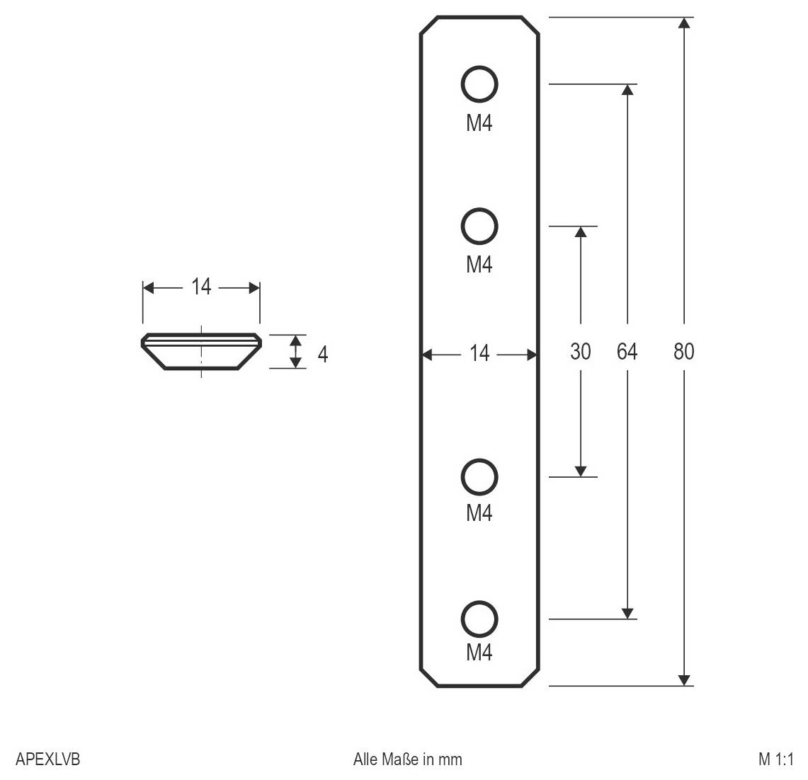 EVN APEXLVB APEXLVB Profil-Linearverbinder 1St.