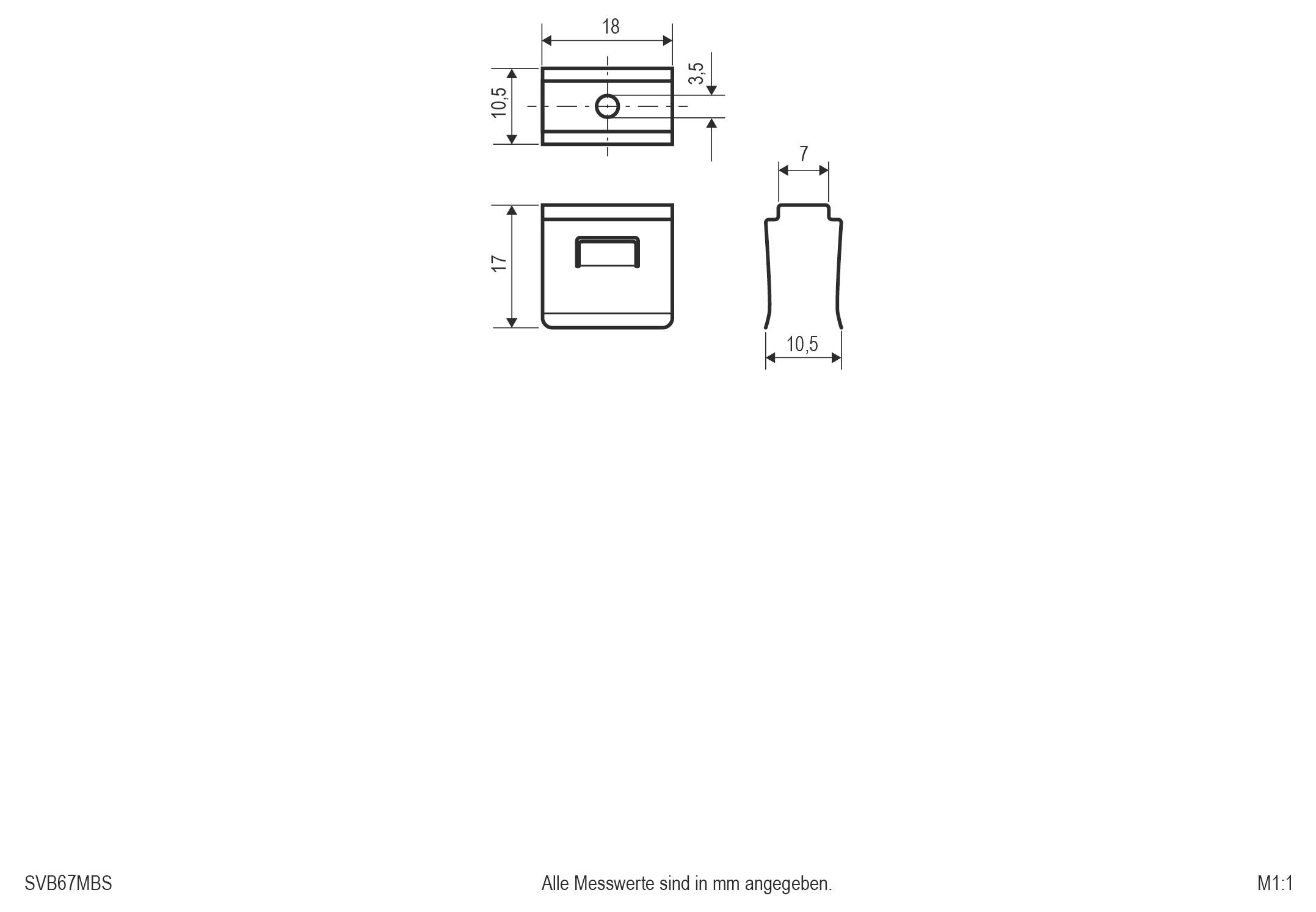 EVN SVB67MBS Befestigungsclips SVB67MBS 1St.