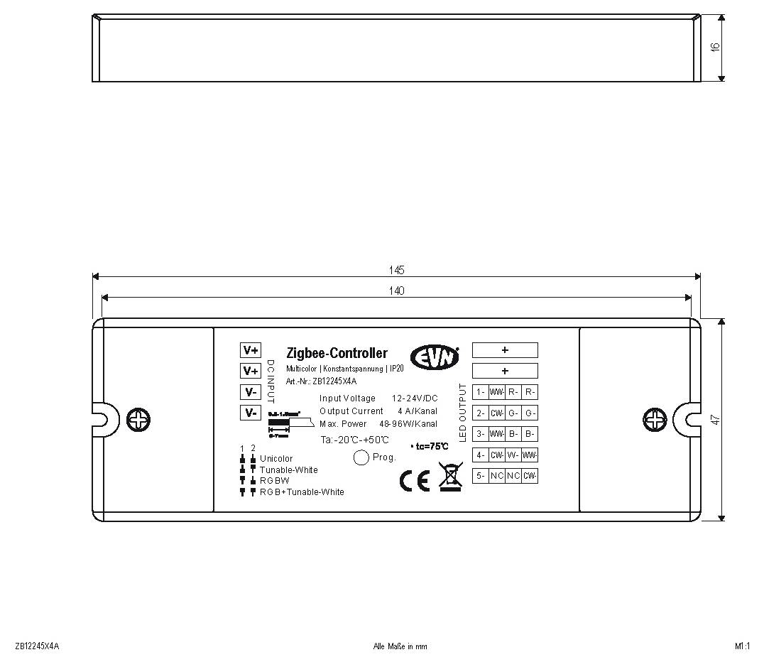 EVN ZB12245X4A Zigbee Empfänger 1St.