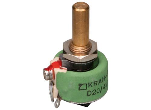 KRAH D 20/4W 10% 22R D 20/4W 10% 22R Draht-Potentiometer 4W 22Ω 1St.