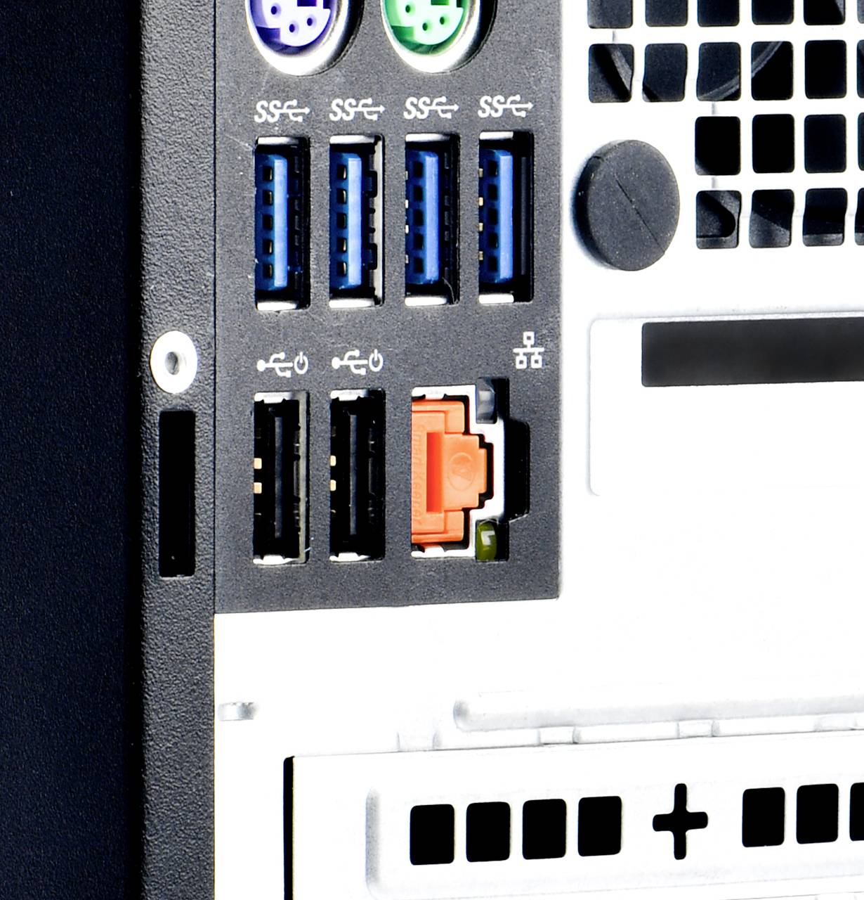 Smartkeeper RJ45 LAN Port Schloss NL03PKOR 10er Set Orange inkl. 1 Schlüssel NL03PKOR