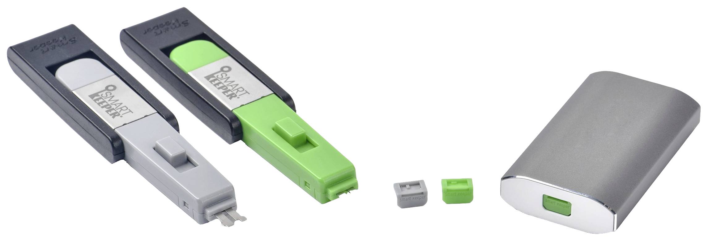 Smartkeeper Mini DisplayPort Schloss MD04P1GY 10er Set Grau ohne Schlüssel MD04P1GY