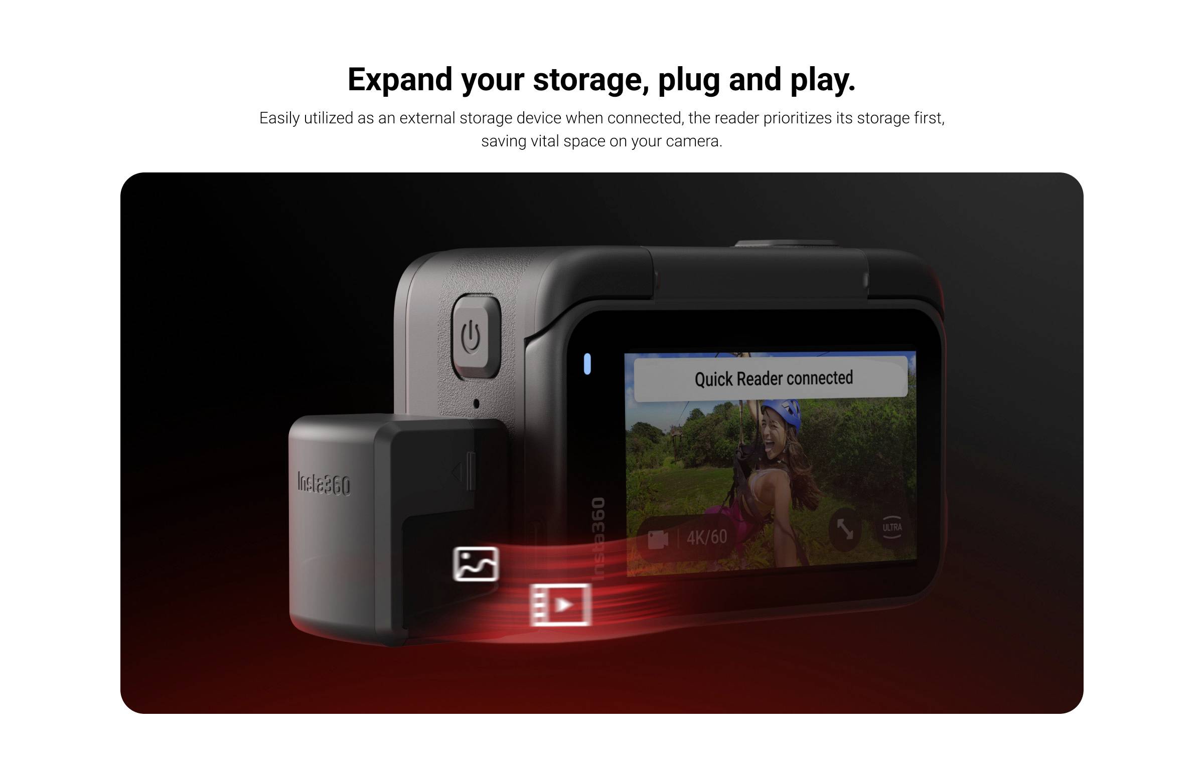 Insta360 Quick Reader Schnell-Leser Ace, Ace Pro