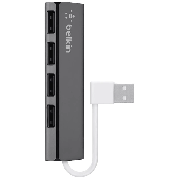 Belkin F4U042bt 4 Port USB 2.0-Hub Schwarz Belkin F4U042bt 4 Port USB 2.0-Hub Schwarz