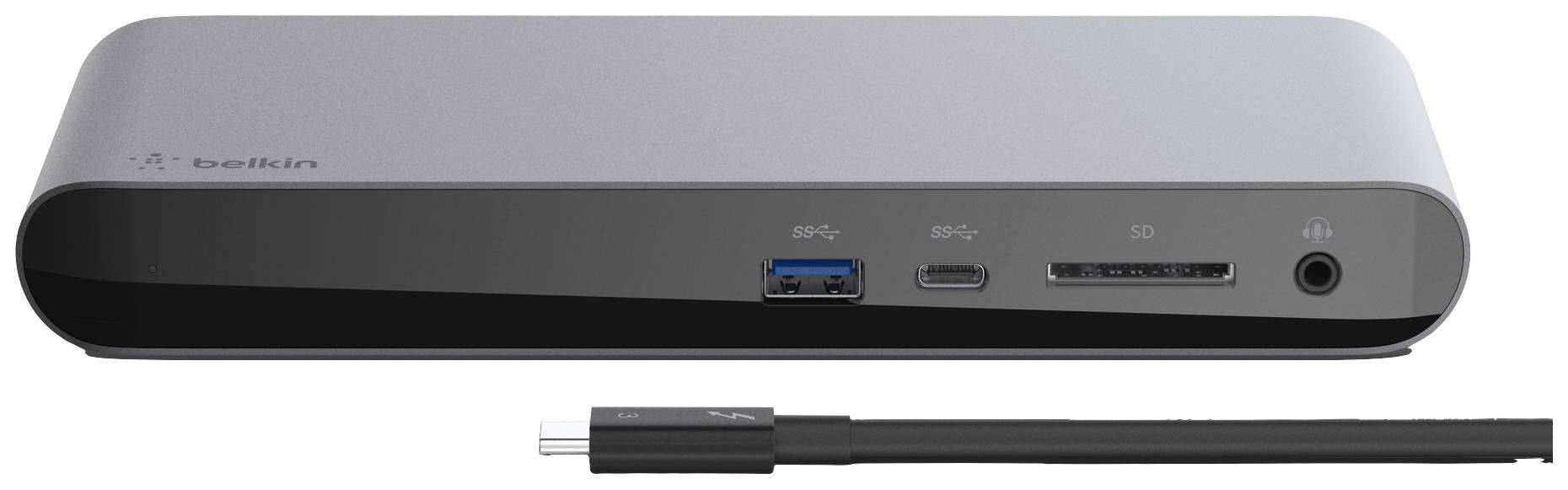 Belkin USB-C® Dockingstation F4U097vf Passend für Marke Dockingstations: Universal integrierter Kartenleser, USB-C® Power Delivery