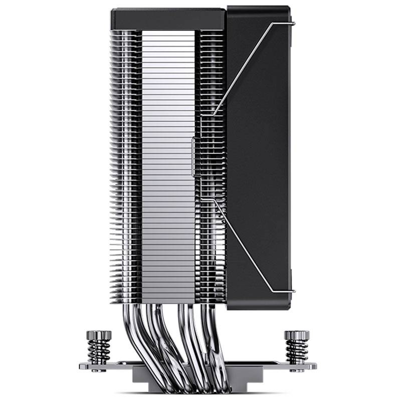 Ein Computer-Kühlkörper mit mehreren Wärmeleitrohren und Lamellen, die für die Wärmeableitung von elektronischen Komponenten genutzt werden.