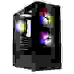 Kolink Observatory MX Glass ARGB Midi Tower Case - Black Midi-Tower PC-Gehäuse, Gaming-Gehäuse Schwarz