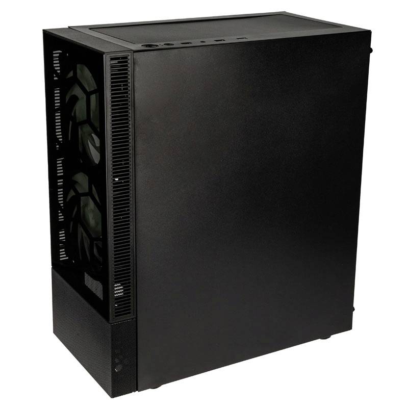 Kolink Observatory MX Glass ARGB Midi Tower Case - Black Midi-Tower PC-Gehäuse, Gaming-Gehäuse Schwarz