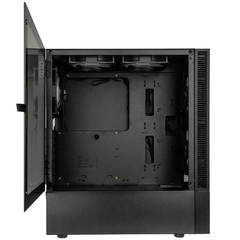 Kolink Observatory MX Mesh ARGB Midi Tower Case - Black Midi-Tower PC-Gehäuse, Gehäuse, Gaming-Gehäuse Schwarz