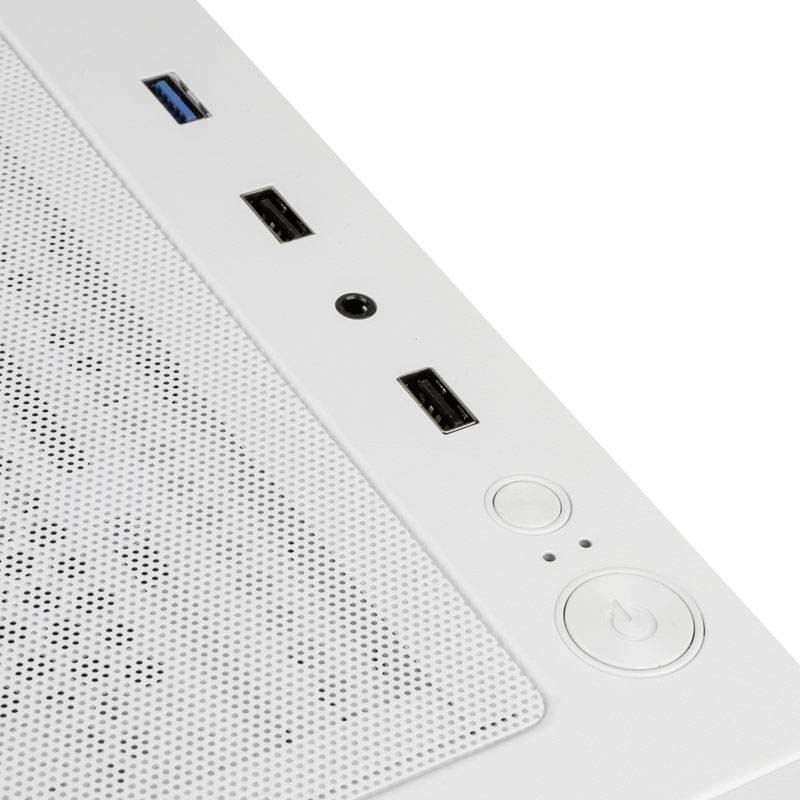 Kolink Observatory MX Mesh ARGB Midi Tower Case - White Midi-Tower Gehäuse, Gaming-Gehäuse, PC-Gehäuse Weiß