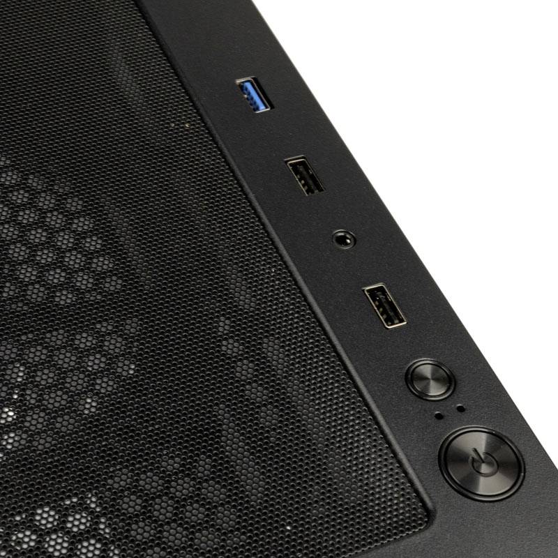 Kolink Observatory MX Mesh ARGB Midi Tower Case - Black/White Midi-Tower Gehäuse, Gaming-Gehäuse, PC-Gehäuse Schwarz-Weiß