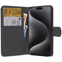 PEDEA Book Cover Classic für iPhone 15 Pro, schwarz PEDEA Book Cover Classic für iPhone 15 Pro, schwarz