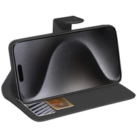 PEDEA Book Cover Classic für iPhone 15 Pro, schwarz PEDEA Book Cover Classic für iPhone 15 Pro, schwarz
