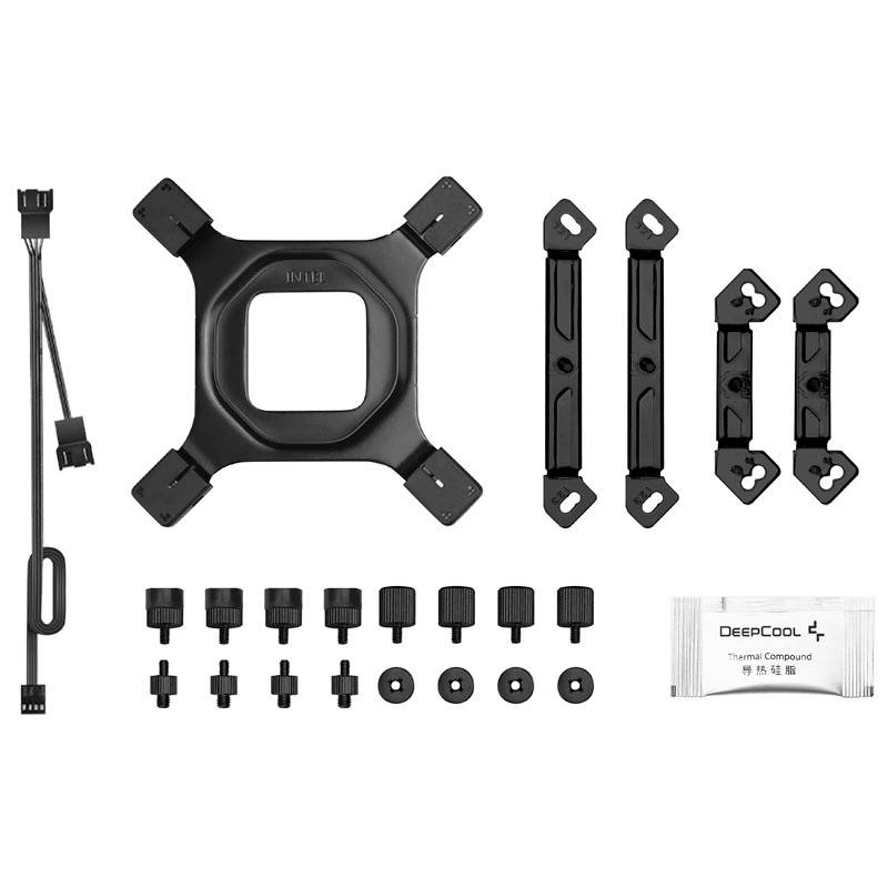 DeepCool R-AG620-BKANMN-G-2 CPU-Kühler mit Lüfter Intel® LGA 2066, Intel® LGA 2011-V3, Intel® LGA 2011, Intel® LGA 1700, Intel® LGA 1200, Inte